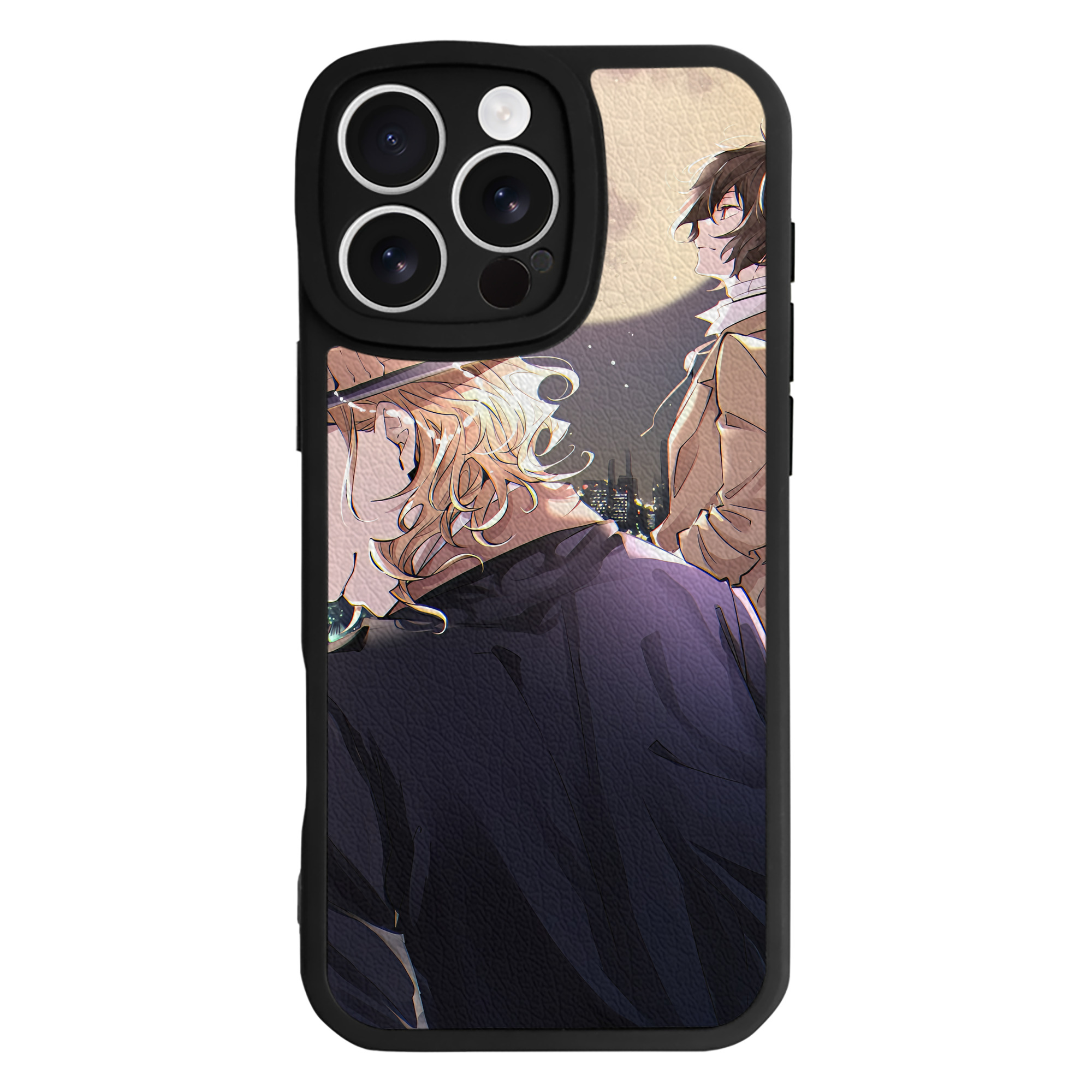 （画像用） 文豪ストレイドッグス Bungo Stray Dogs 【iPhone 16シリーズ対応】シリコンスマホケース（レザー調） 材質：シリコン